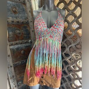 Colorful Crochet Top